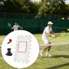 Volleyball Rebound Net with Adjustable Catch, Elastic-Buckle Tension, 28 Rubber Bands + Target Band view 3