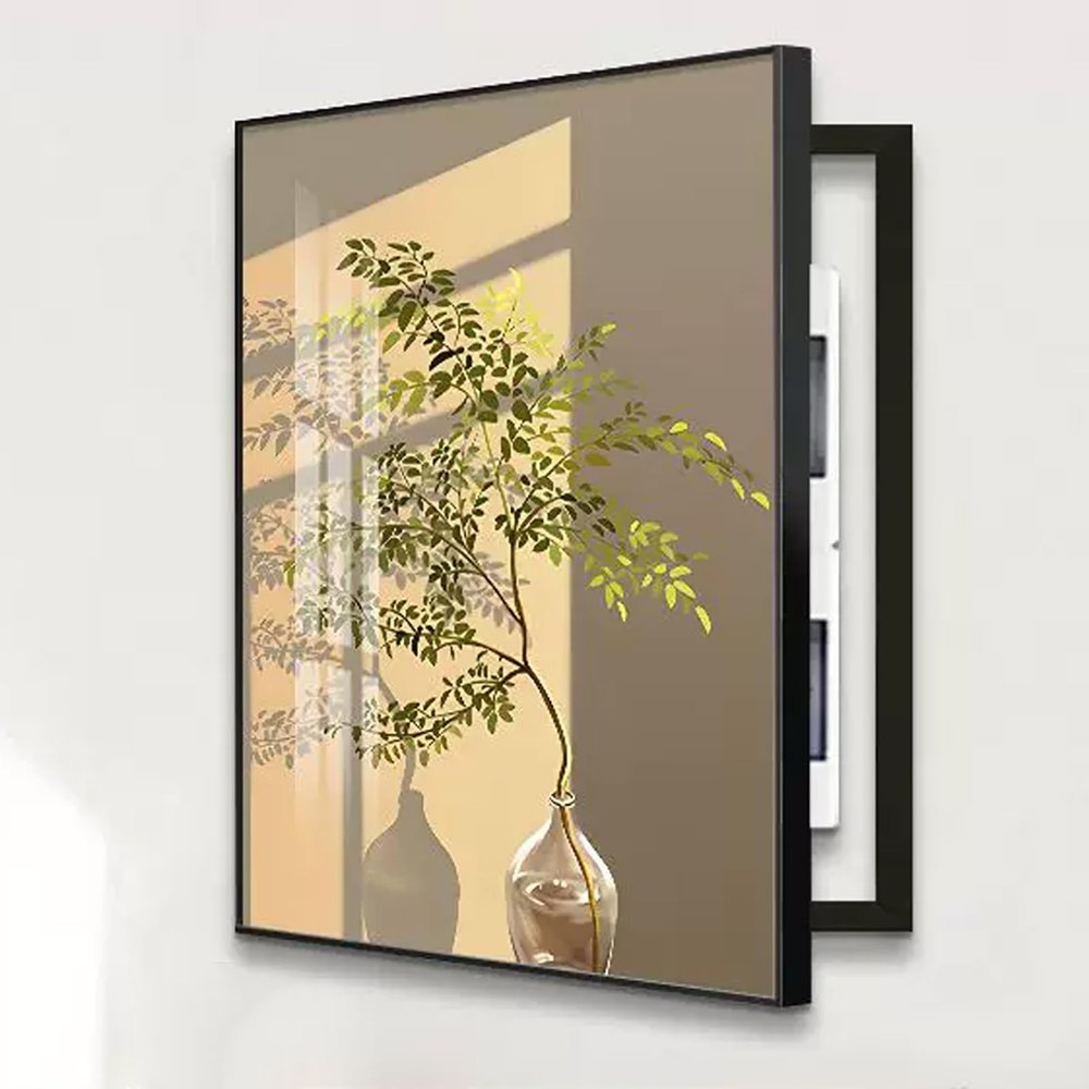 Decorative Electrical Panel Cover, Flip-Open Meter Box Cover, 40 x 50 cm