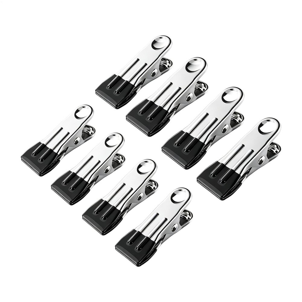 Heavy-Duty Clothespins, 8-Pack with Hanging Function