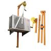 Air Conditioner Lifting Tool, 10/15/20 m Self-Locking Folding Crane, Manual Winch, Stainless Steel (15 m Rope) view 2