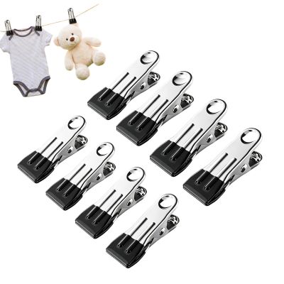 Heavy-Duty Clothespins, 8-Pack with Hanging Function