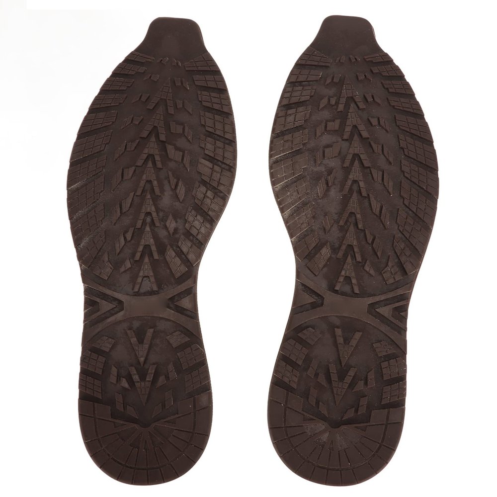 OEBUAFI Full Shoe Sole Repair Sheets, Cuttable Non-Slip Rubber, Brown