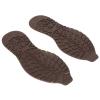 OEBUAFI Full Shoe Sole Repair Sheets, Cuttable Non-Slip Rubber, Brown view 2