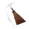 Brown Palm Fiber Table Broom for Desk Cleaning view 2