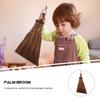Brown Palm Fiber Table Broom for Desk Cleaning view 3