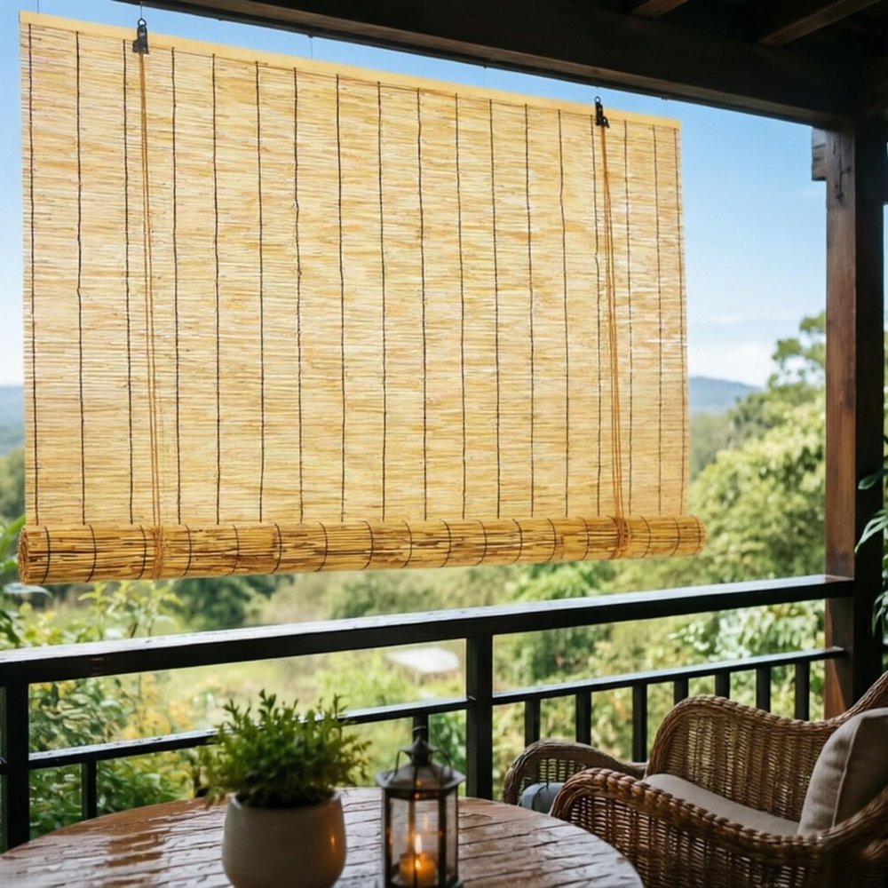 Natural Bamboo Roller Shade