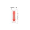 NUSITOU 10 Red Arrow Stickers, Lightweight Self-Adhesive PP, for Marking Pipelines and Industrial Equipment view 2