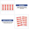NUSITOU 10 Red Arrow Stickers, Lightweight Self-Adhesive PP, for Marking Pipelines and Industrial Equipment view 3
