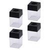 HONMEET 4-Pack Magnetic Paper Clip Organizer, Plastic Desk Storage view 1
