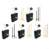 Quartz Clock Movement with Long Shaft for Silent Wall Clocks view 2