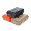 Waterproof Survival Box, Small, Airtight, Floating, Dry, Dustproof, for Outdoor Gear, Safe Storage for Travel, Boating, Fishing, Swimming (Orange) view 3