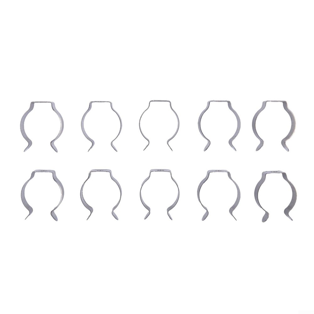 10-Pack Manganese Steel Spring Clips