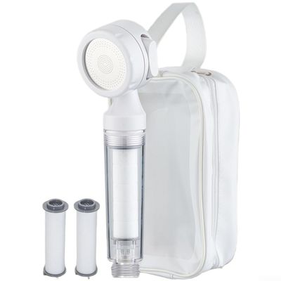 Portable Filtered Hand Shower, Detachable Spray Head with 3 Settings, 10.2 cm Fit