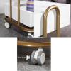 Versatile Rolling Cart for Hair, Makeup, Bedroom, Bathroom, and Office – Stylish Gray Design view 4