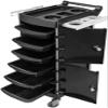 5-Tier Metal Rolling Cart with Wheels view 1