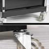 5-Tier Metal Rolling Cart with Wheels view 3