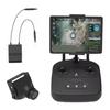 T10 Transmitter and R10 Receiver, Anti-Jamming 2.4G 10CH, Compatible with Mini-D LD Dual-Axis Pan-Tilt Camera UAV Inspection (T10 with Mini Camera) view 1