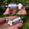YPEZASDLW 22 mm Planetary Gear Motor, Stepper Motor, All-Metal Gearbox, Two-Phase Four-Wire Precision Stepper Motor, Gear Ratio 1:45.2 view 2