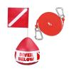QLECXZI Inflatable Dive Marker Buoy with Diving Flag view 1