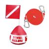 QLECXZI Inflatable Dive Marker Buoy with Diving Flag view 2