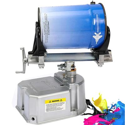 Pneumatic 15 L Paint Shaker and Ink Mixer, Adjustable Clamp, 80–250 mm, 30° Oscillation, 0–500 RPM, 15 kg