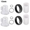 Circulation Pump Replacement Components for SPS25/SPS50/SPS75/SPS100, Prefilter Cover, Strainer, O-Rings and Gasket Set, Transparent, 2 Sets view 3