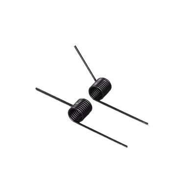 10-Pack Left-Hand Torsion Springs, 0.7 mm Wire, 6.5 mm OD, 6 Turns, 180°, V-Shaped Return Springs
