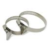 Adjustable Stainless Steel Hose Clamp with Hand-Twist Screw, 33–57 mm, 2 Pieces view 4