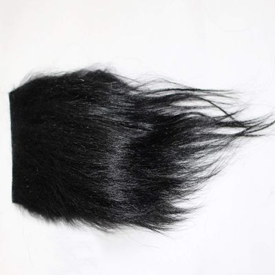 Fly-Tying Goat Hair, 2 Pieces, Black