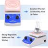 WDSOPK Powerful Laboratory Magnetic Stirrer with Heating, 180 W, 0–1,600 RPM, for Laboratories and Classrooms view 3