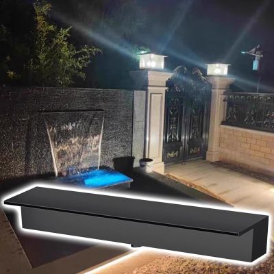 Rust-Resistant Stainless Steel Pool Waterfall Fountain