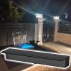 Rust-Resistant Stainless Steel Pool Waterfall Fountain view 1