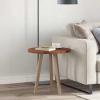 Generic Light Brown Solid Oak Tabletop, 50 x 50 x 2.5 cm view 1