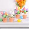 Qomcsrl Easter Eggs for Planting, Speckled Eggs, Bonsai Desktop Ornaments, Home 2024, Easy to Use, Style 4, 1 Piece view 2