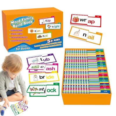Reading and Rhyming Book: Word Family Reading & Rhyme Activity Flashcards