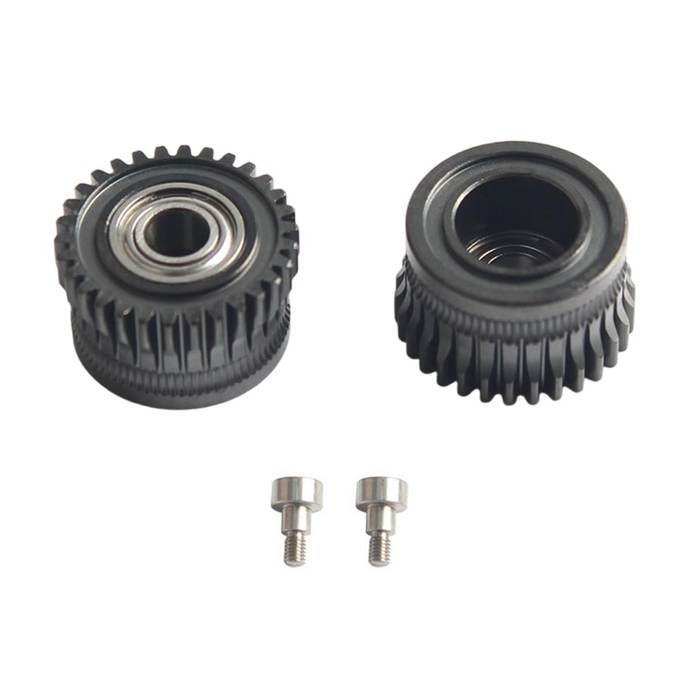 2-Piece Coated Steel Extruder Gear Kit for K1C 3D Printers