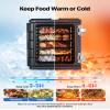 VEVOR 75 L Insulated Food Transport Box, Hot and Cold Holding Box, LLDPE 650 x 450 x 549 mm, for Food and Beverage Transport, for Various Pan Sizes view 2