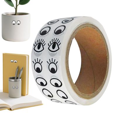 Self-Adhesive Eye Stickers, 1 Roll, 1000 Pieces | DIY Cartoon Stickers | For Party, Home, Rewards, Laptop, Water Bottle, Phone