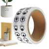 Self-Adhesive Eye Stickers, 1 Roll, 1000 Pieces | DIY Cartoon Stickers | For Party, Home, Rewards, Laptop, Water Bottle, Phone view 1