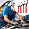 4-Piece Curved-Jaw Hook Wrench Set, High-Strength Steel, Ergonomic Handles view 3