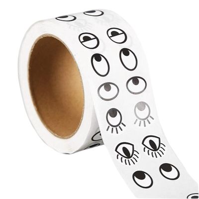 Sticker for Eyes, Roll of 1000 Self-Adhesive Stickers