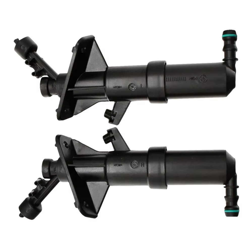 Headlight Washer Nozzle Assembly Spray Actuator Compatible with VW Passat 2009–2012, 35D955103, 35D95104