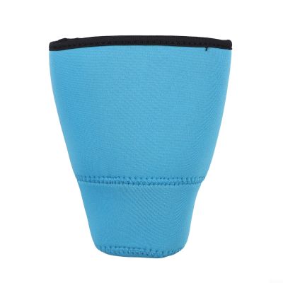 Reusable Neoprene Cup Sleeve for Coffee and Tea, Insulated Drink Holder, Size M (Light Blue)