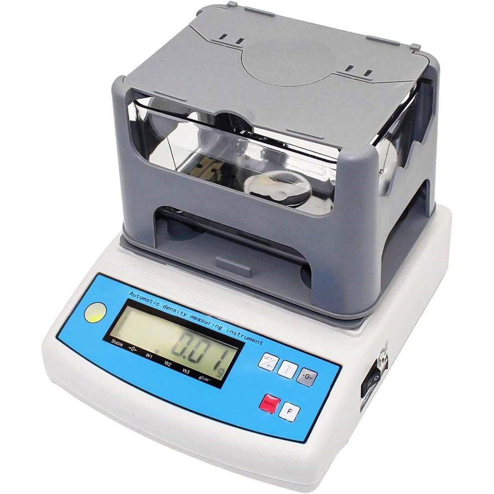 Electronic Solid Density Meter, 0.001 g/cm High Accuracy, 0.01–300 g, for Plastic and Rubber Granules