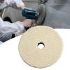 EasyByMall Wool Polishing Pads, 12.7 - 17.8 cm view 2