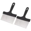 DOITOOL 2-Piece Stainless Steel Grill Cleaner with ABS Handle, Handy Grill Scraper for Grill Grates and Griddles, for Camping and Cooking view 1