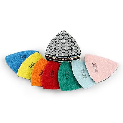 EasyByMall 90 mm Triangle Sanding Polishing Pads