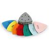 EasyByMall 90 mm Triangle Sanding Polishing Pads view 1
