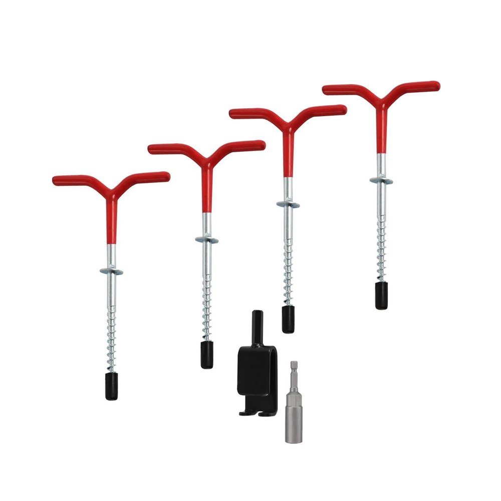 TUXCAXI Ice Anchor Adapter for Drills with Tent Stakes