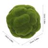 BCOATH Artificial Moss Balls, Natural Decor, 2-Pack, Foam and Plastic view 2
